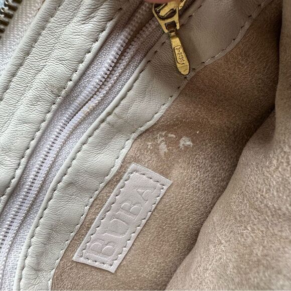 Buba London Hand Woven Leather Rose Gold Purse Wristlet - Picture 6 of 8